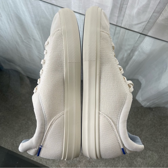 Rothys Shoes Mens 11.5 Womens 13 RS02 Sneakers White Mesh Lace Up Casual Low Top - Picture 5 of 8